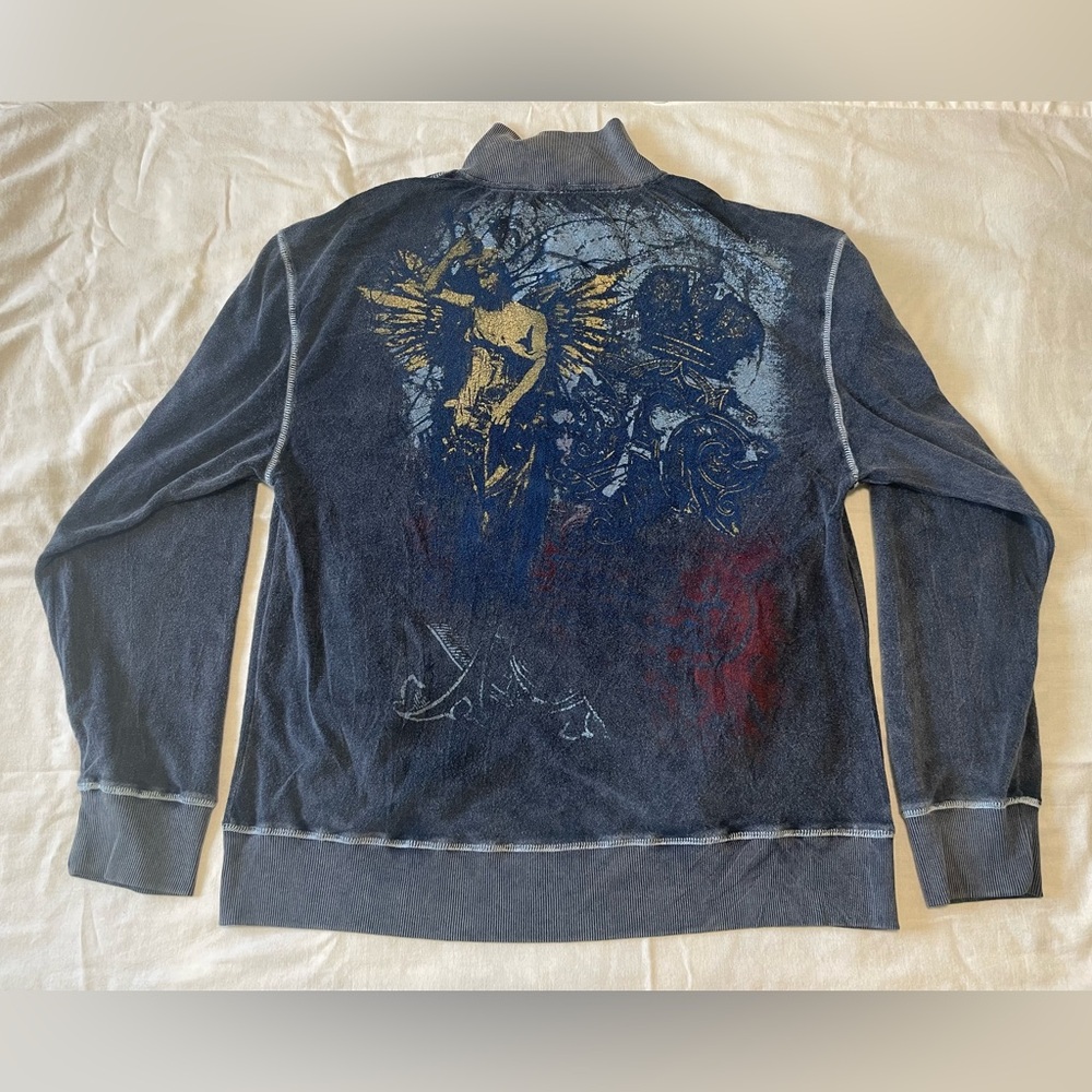 Vintage Blue Zip Up - Picture 7 of 12